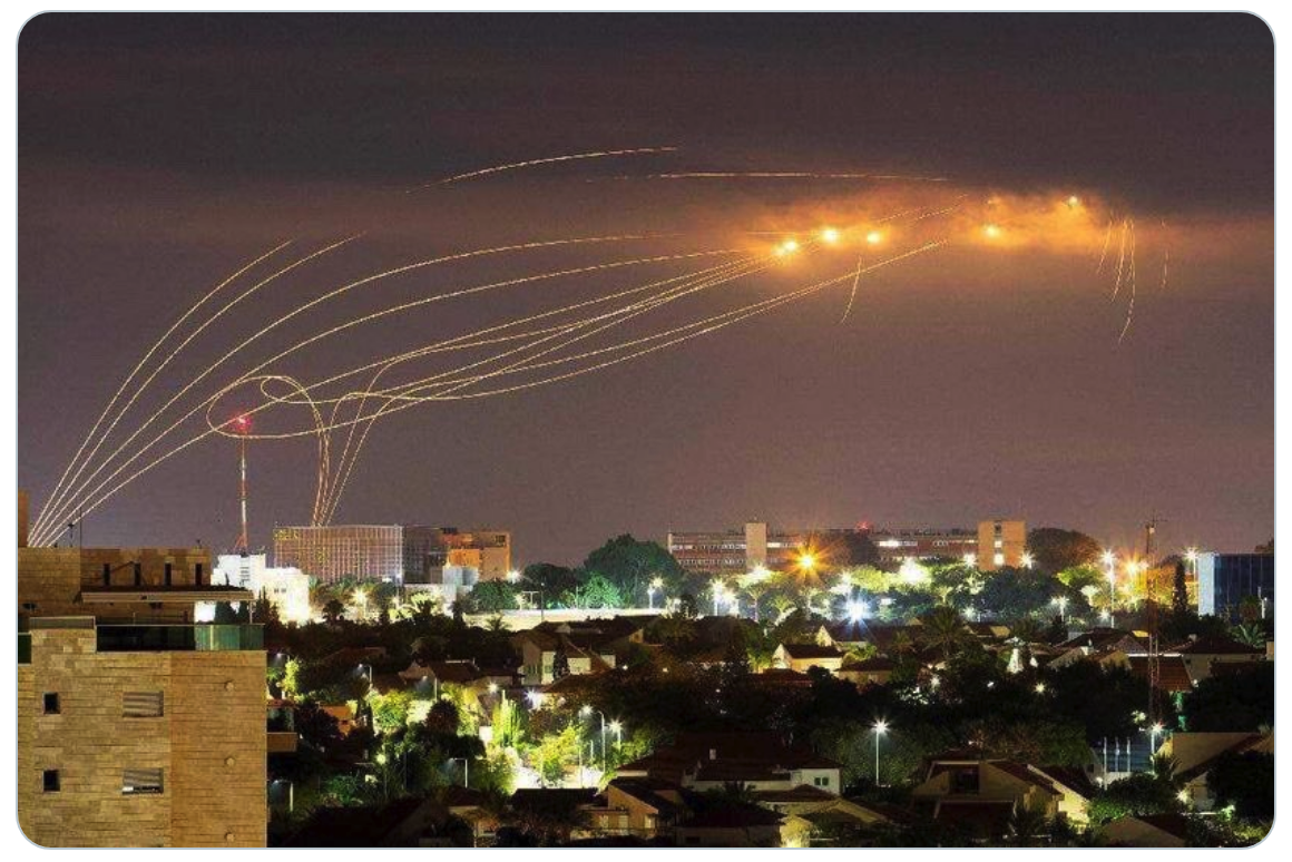 Iron Dome In Action Posted by IDF on Twitter The Most Important News