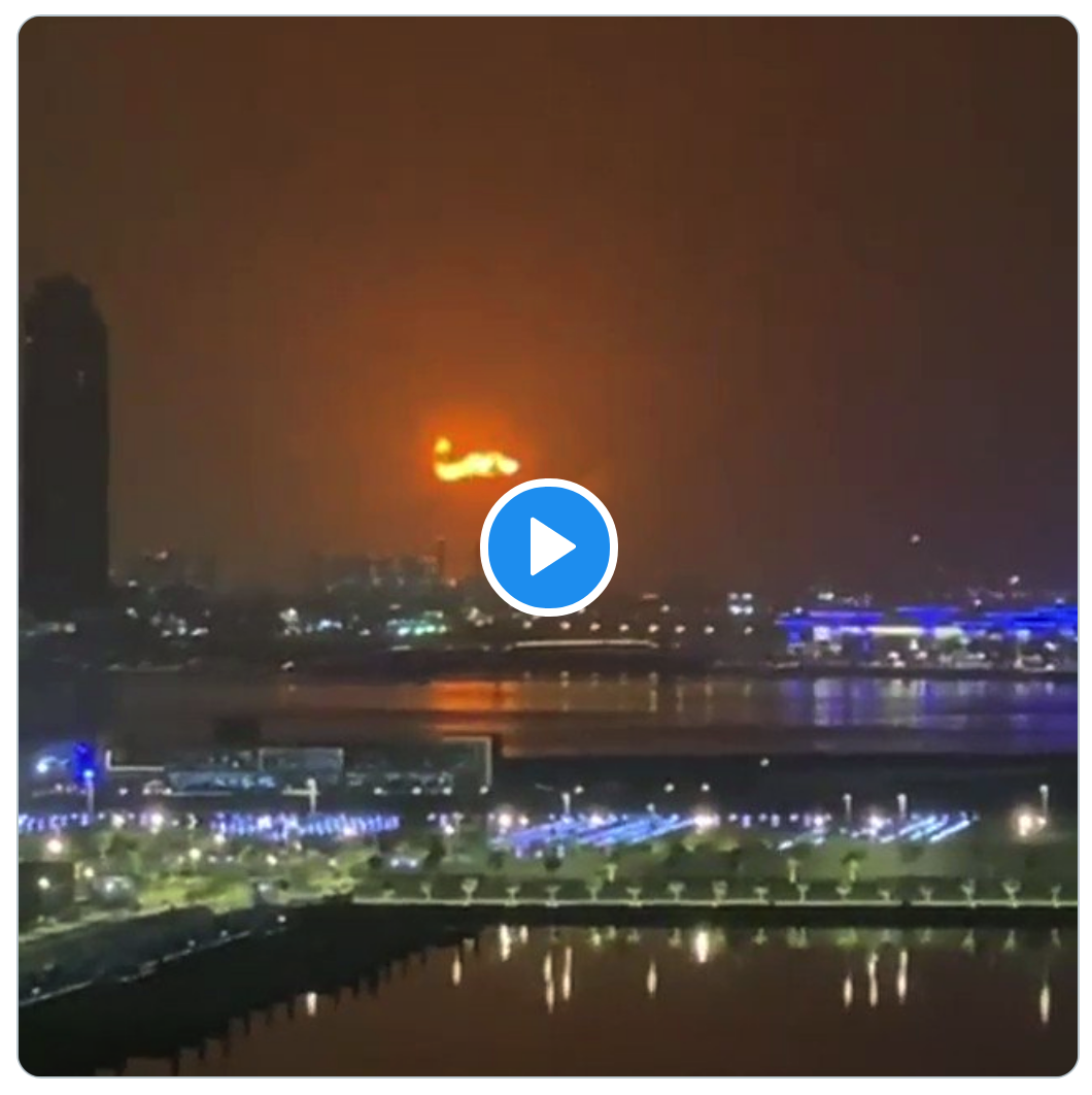 A Massive Explosion Has Occurred At A Port In Dubai